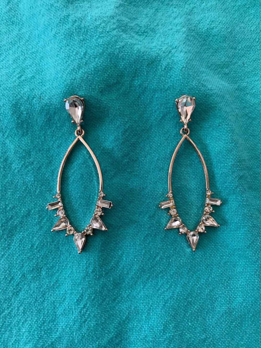 Crystal dangle earrings